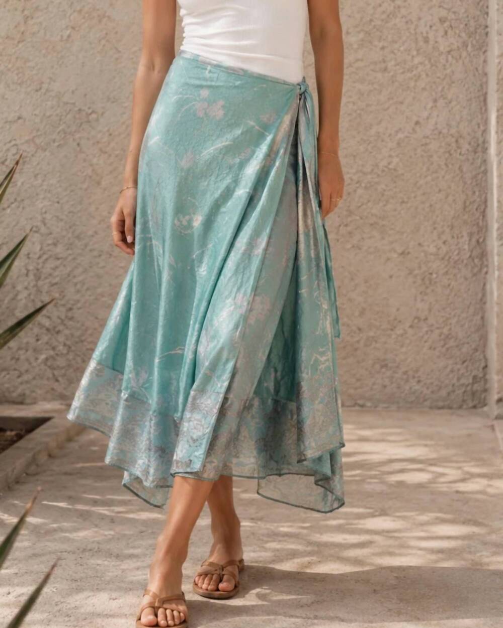NEW ZURY penelope skirt in breezy aqua/ light green